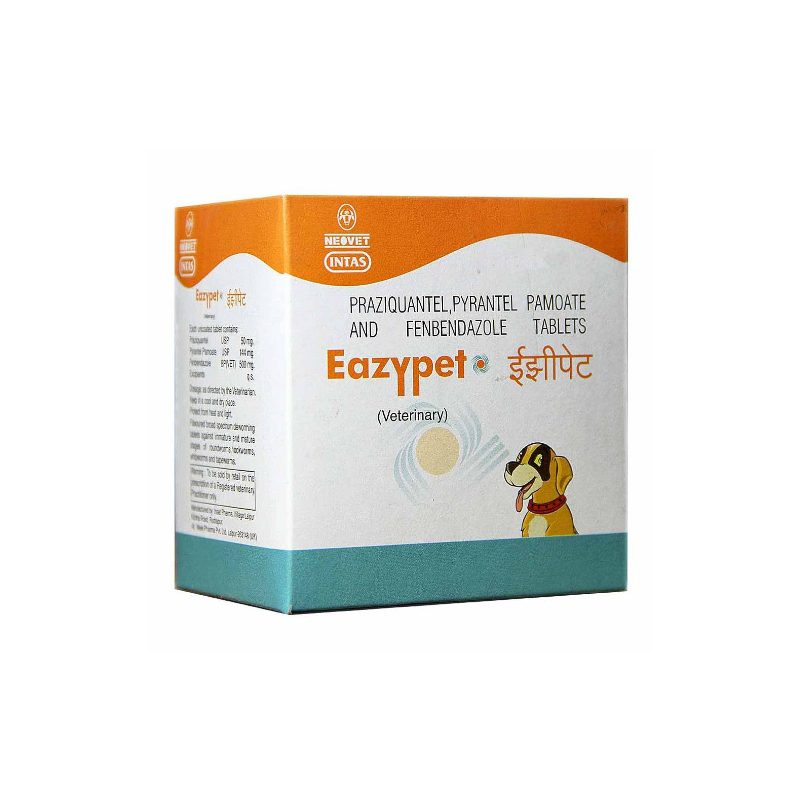 Intas Eazypet Dewormer 10Tabs - CP Vet: Pet Portal