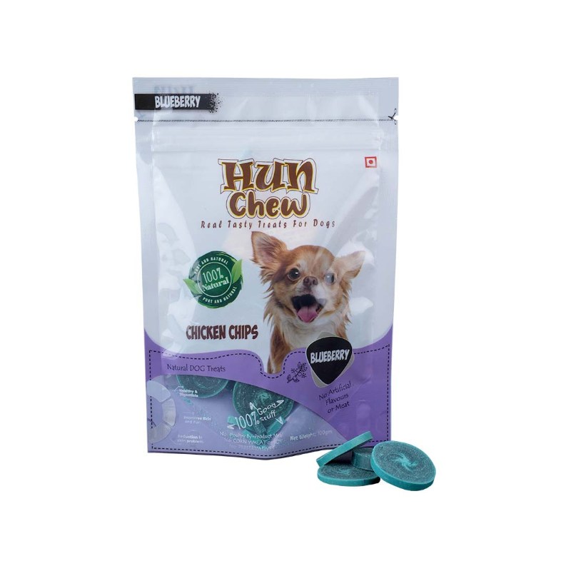 Hun Chew Chicken Chips for Dogs 100gm CP Vet Pet Portal
